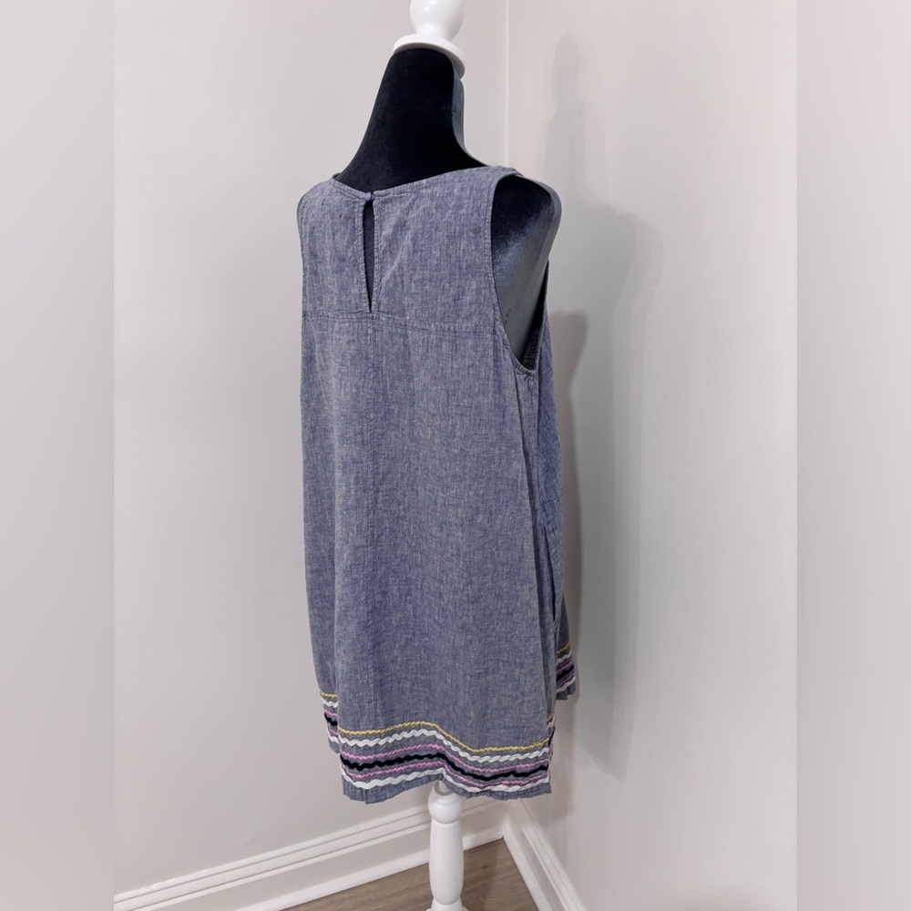 Denim Shift Dress Size L - Picture 3 of 7